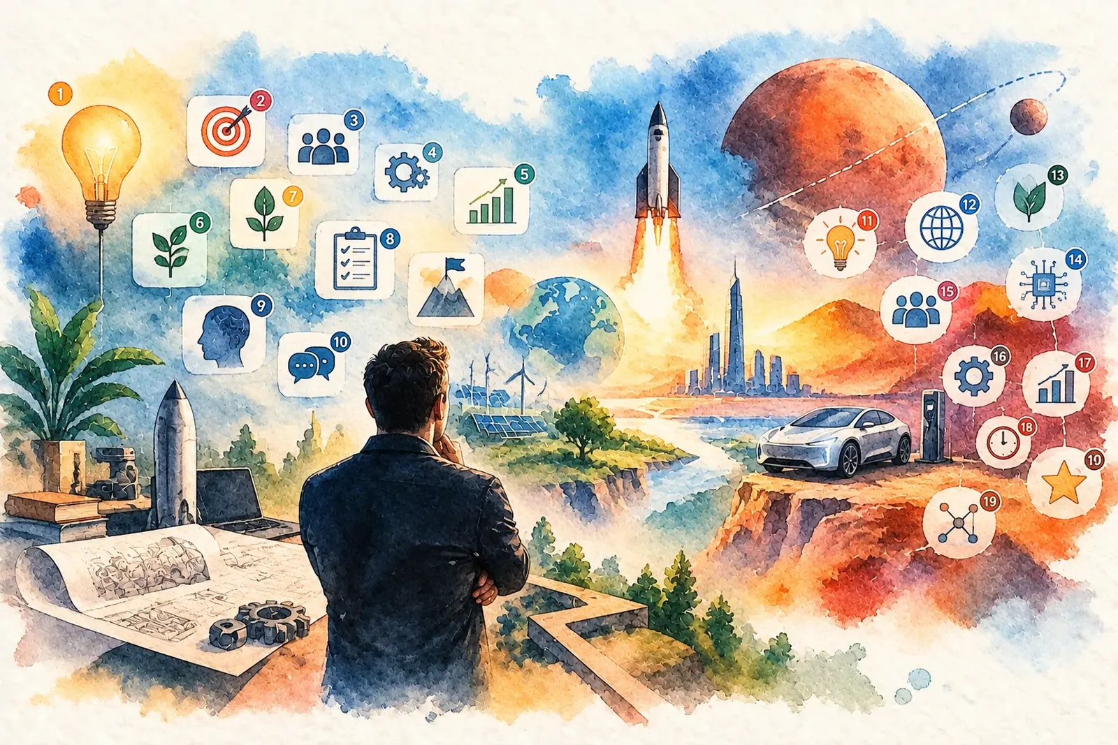Elon Musk 'tan 20 öneri - İnvilon Blog