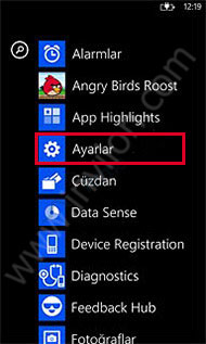 windows phone mail kurulumu